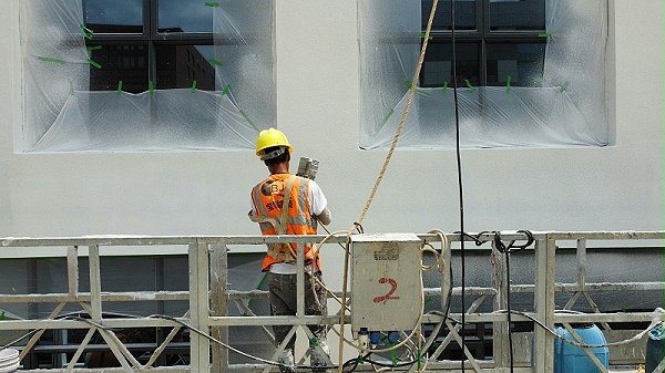 肇庆建龙电器外墙真石漆图片